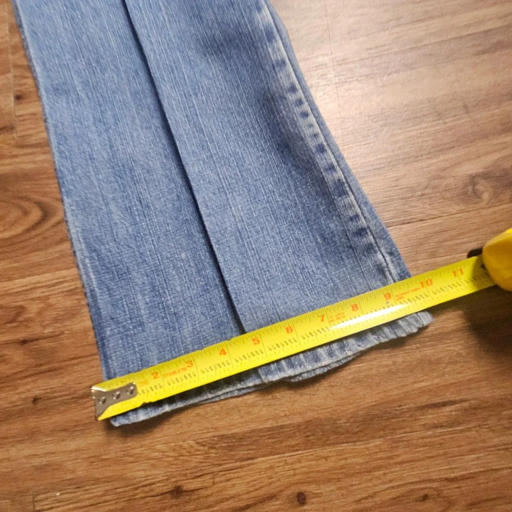 Levi's 527 Low Boot Cut Jeans Mens 34x32 Medium Wash Blue  Denim Cotton Western
